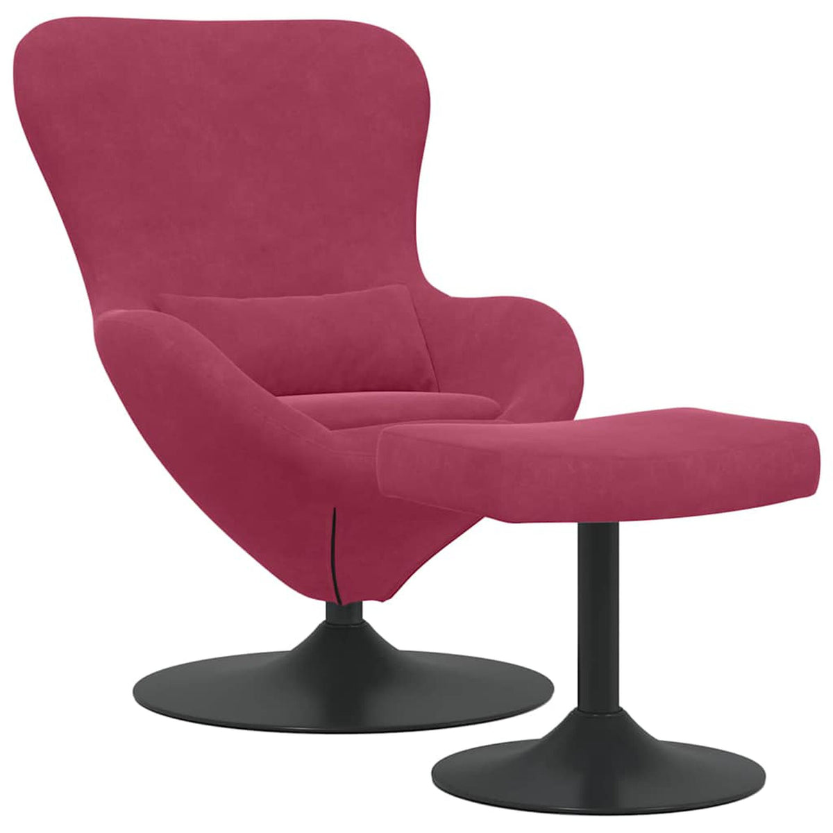 Cosmo – Rouge bordeaux / Avec repose-pieds