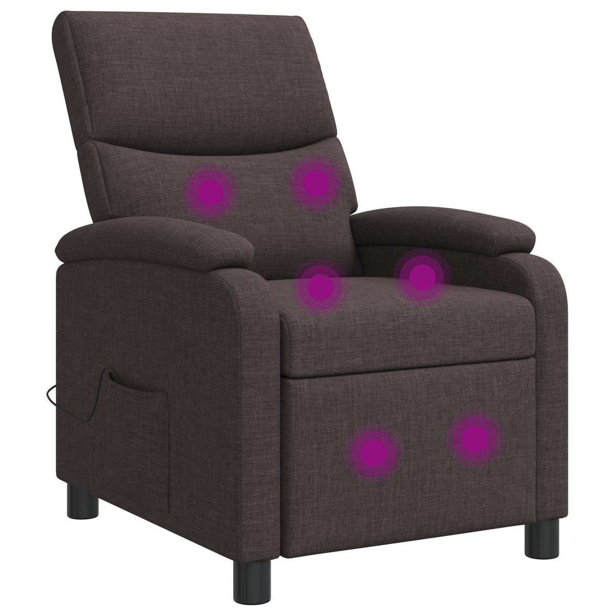 Repos – Marron foncé / Avec massage