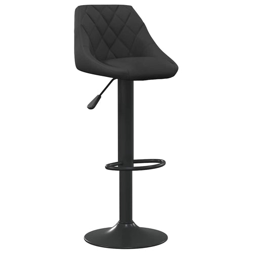 Bastien — Tabouret de bar en velours capitonné