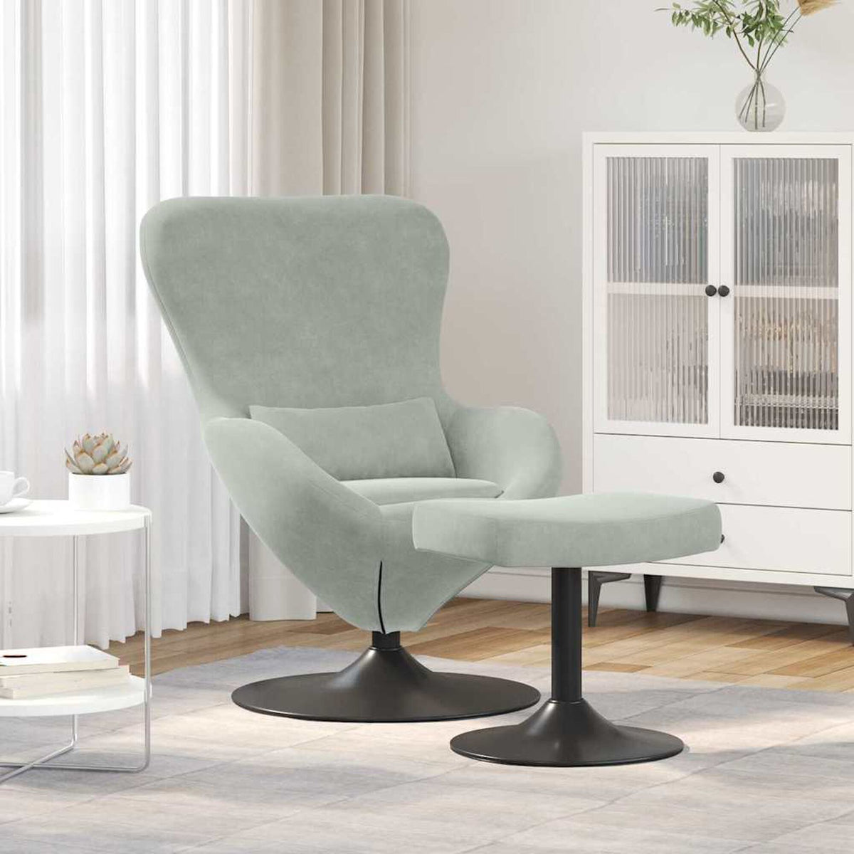 Cosmo – Gris clair / Avec repose-pieds