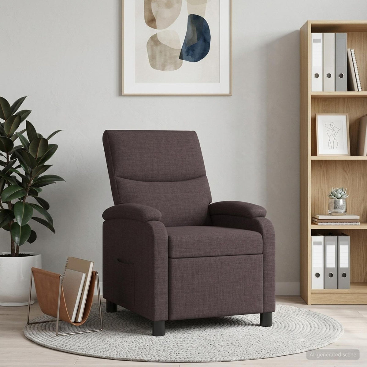Repos – Marron foncé / Sans massage
