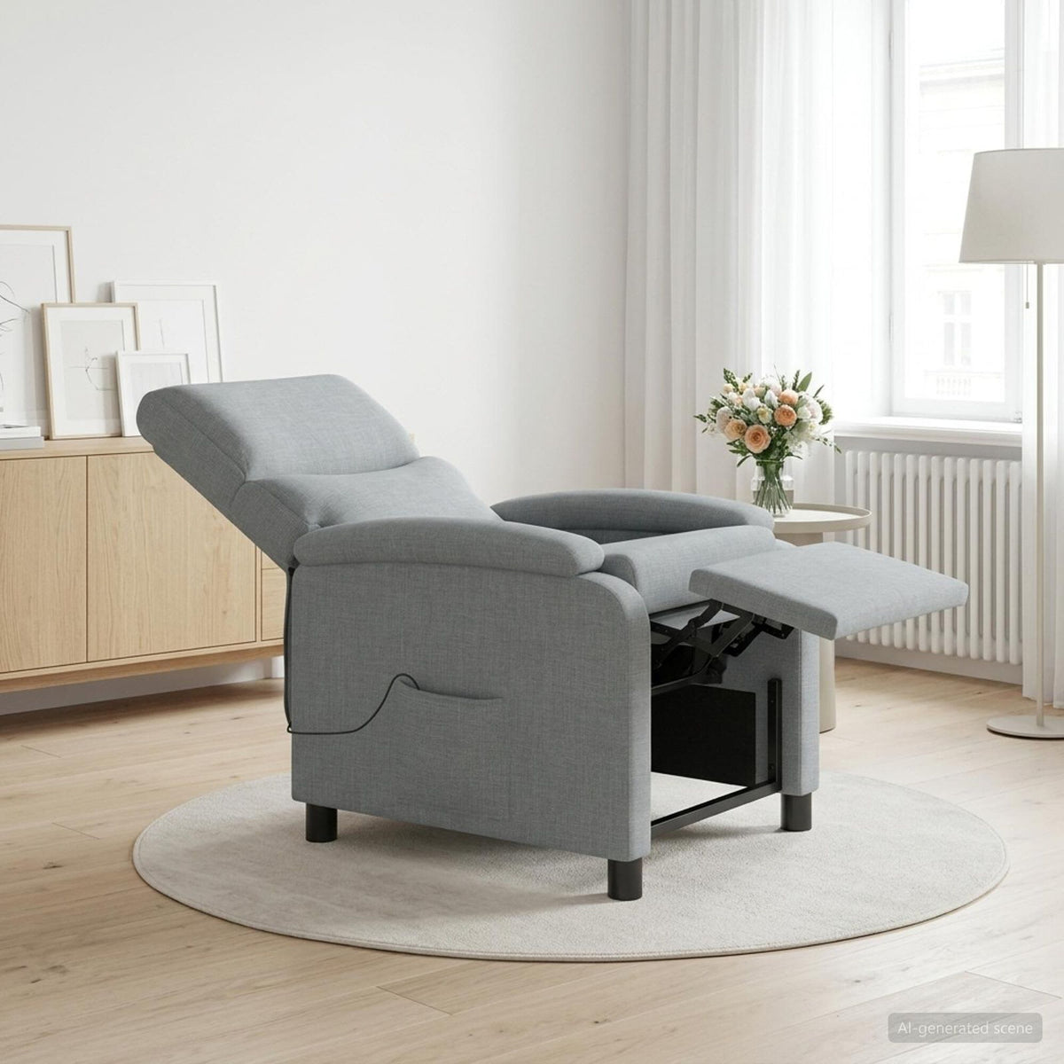 Repos – Gris clair / Avec massage