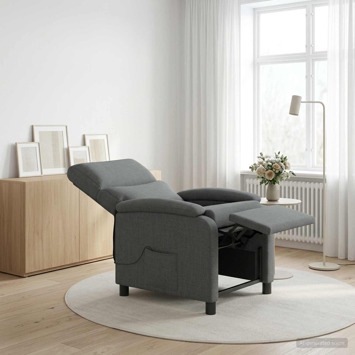 Repos – Gris foncé / Avec massage