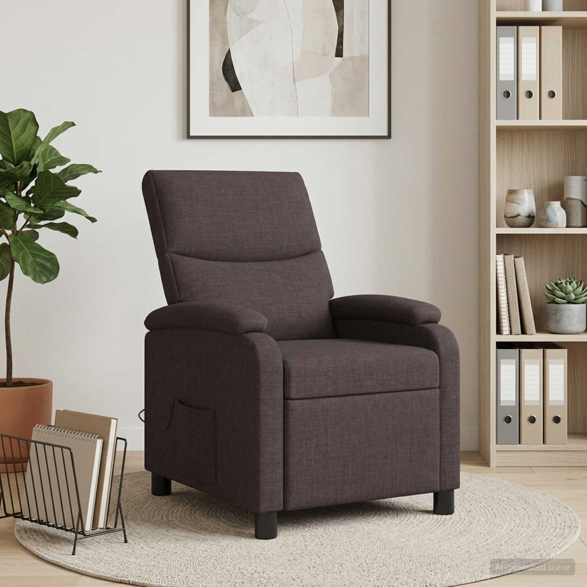 Repos – Marron foncé / Avec massage
