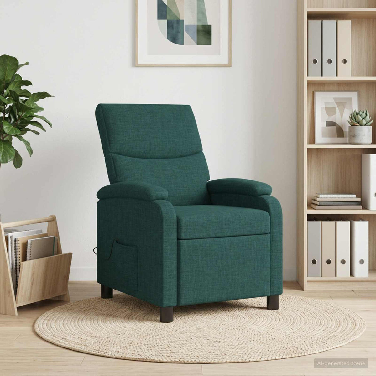 Repos – Vert foncé / Avec massage
