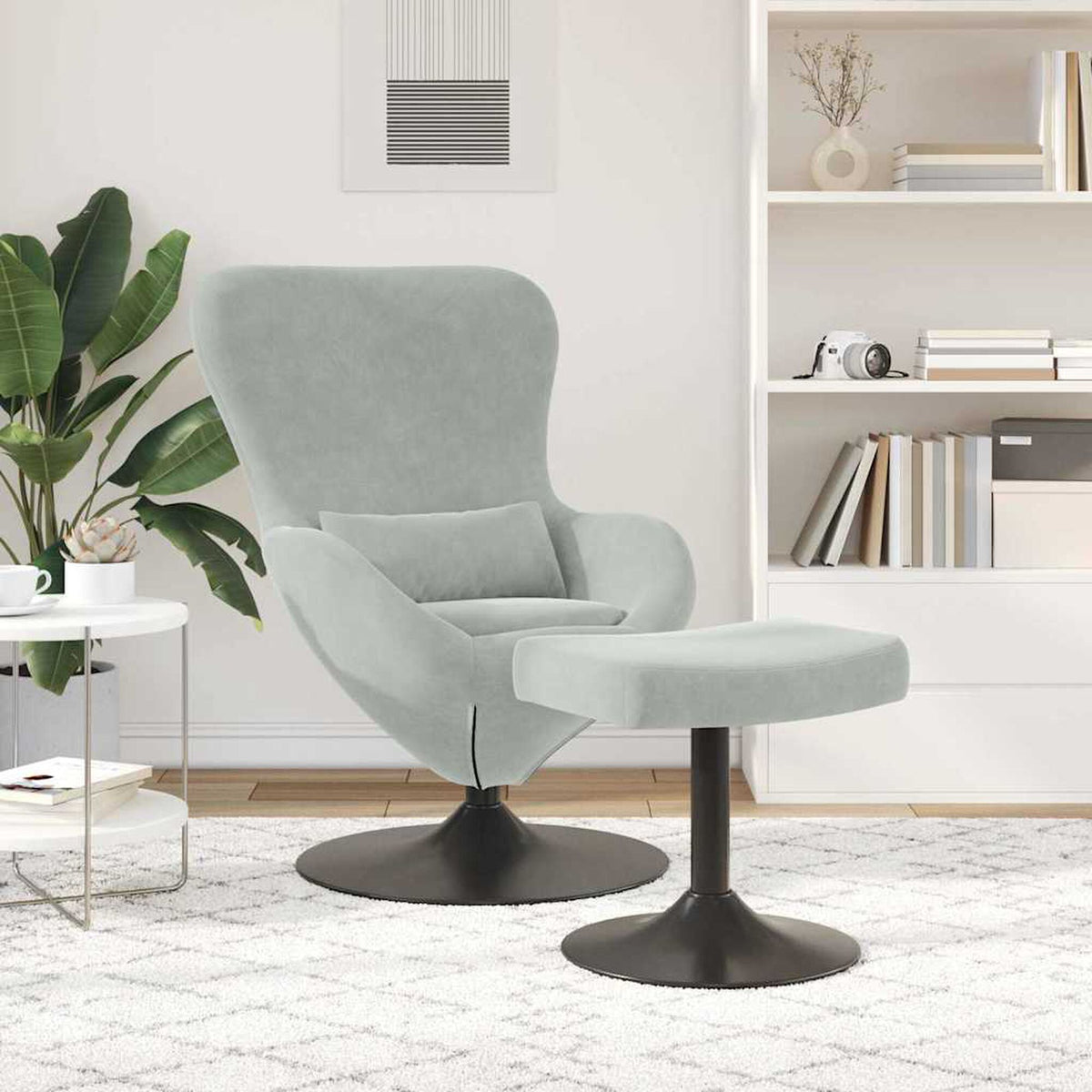 Cosmo – Gris clair / Avec repose-pieds