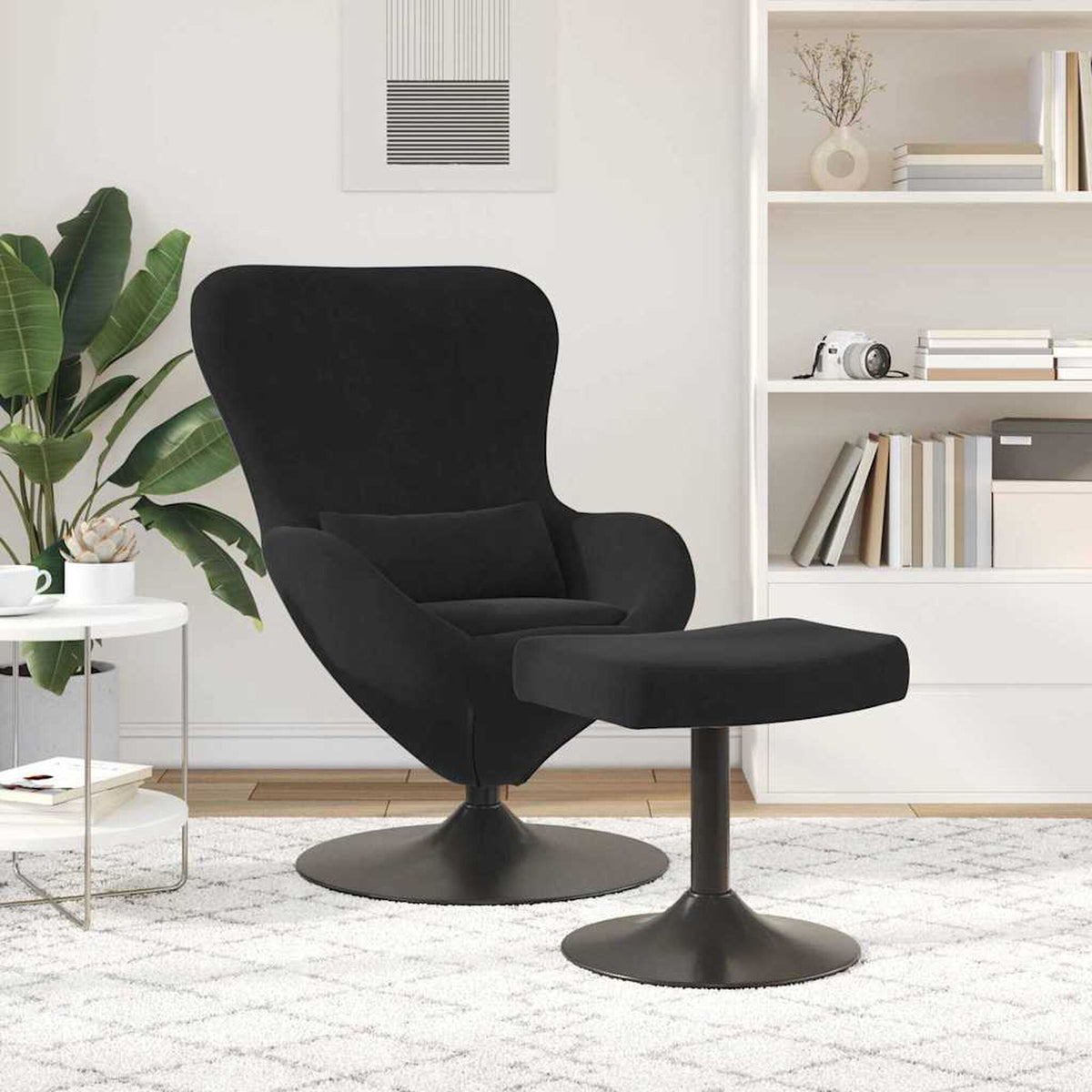 Cosmo – Noir / Avec repose-pieds