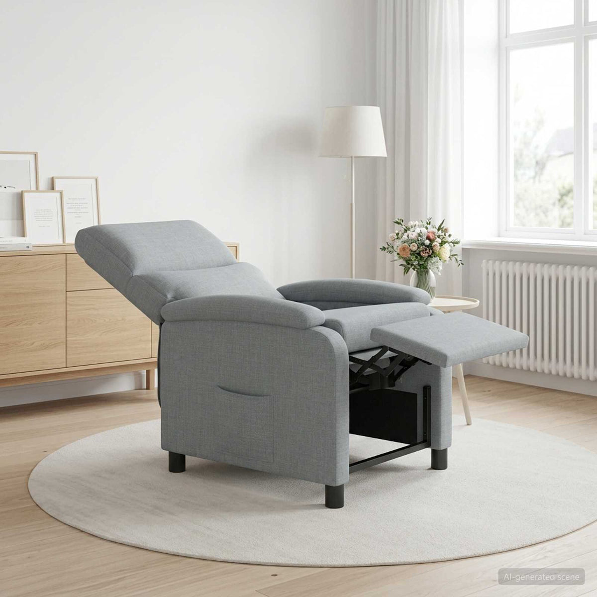Repos – Gris clair / Sans massage