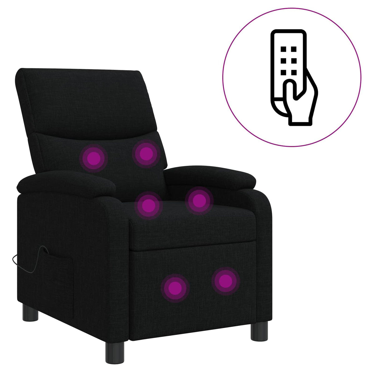 Repos – Noir / Avec massage