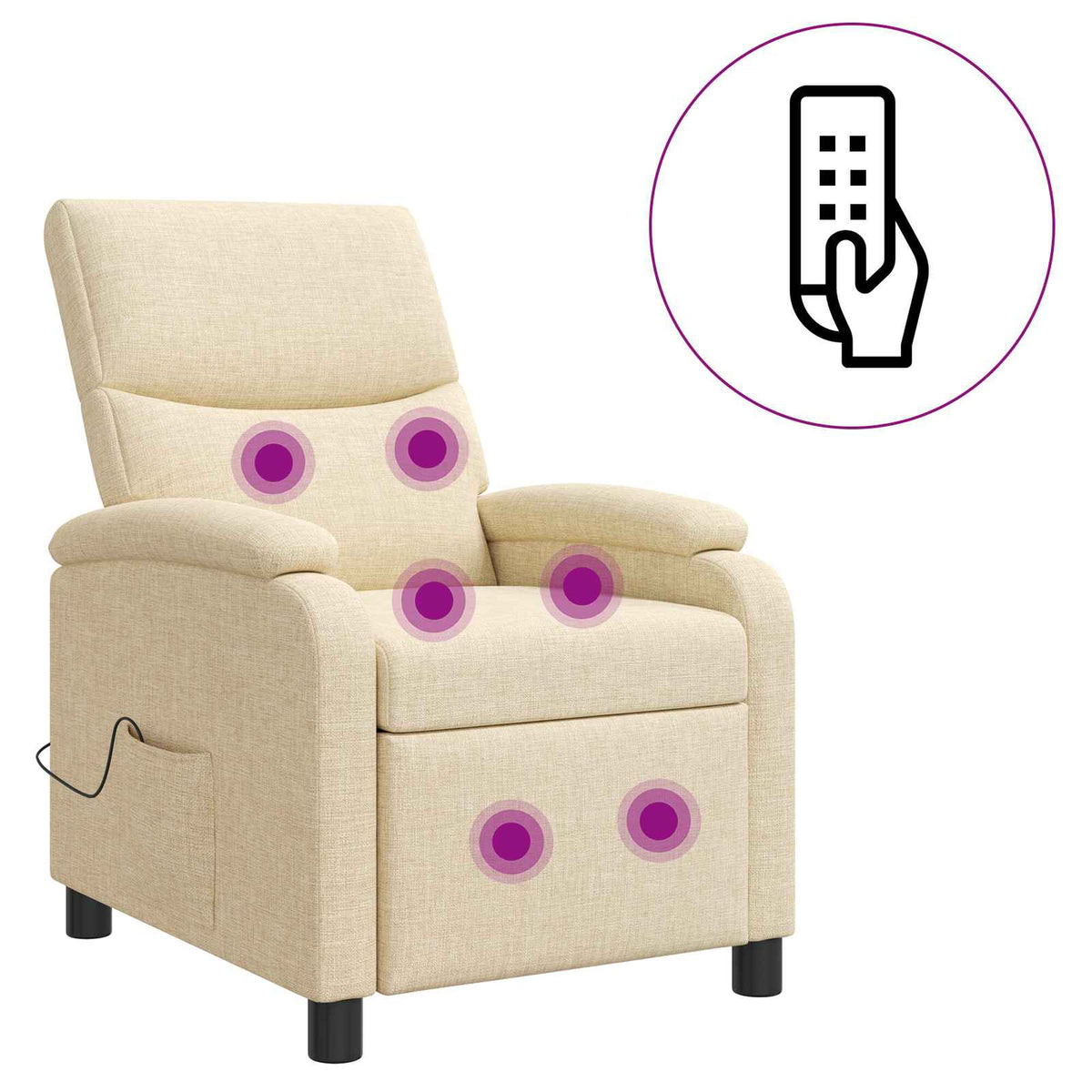 Repos – Crème / Avec massage