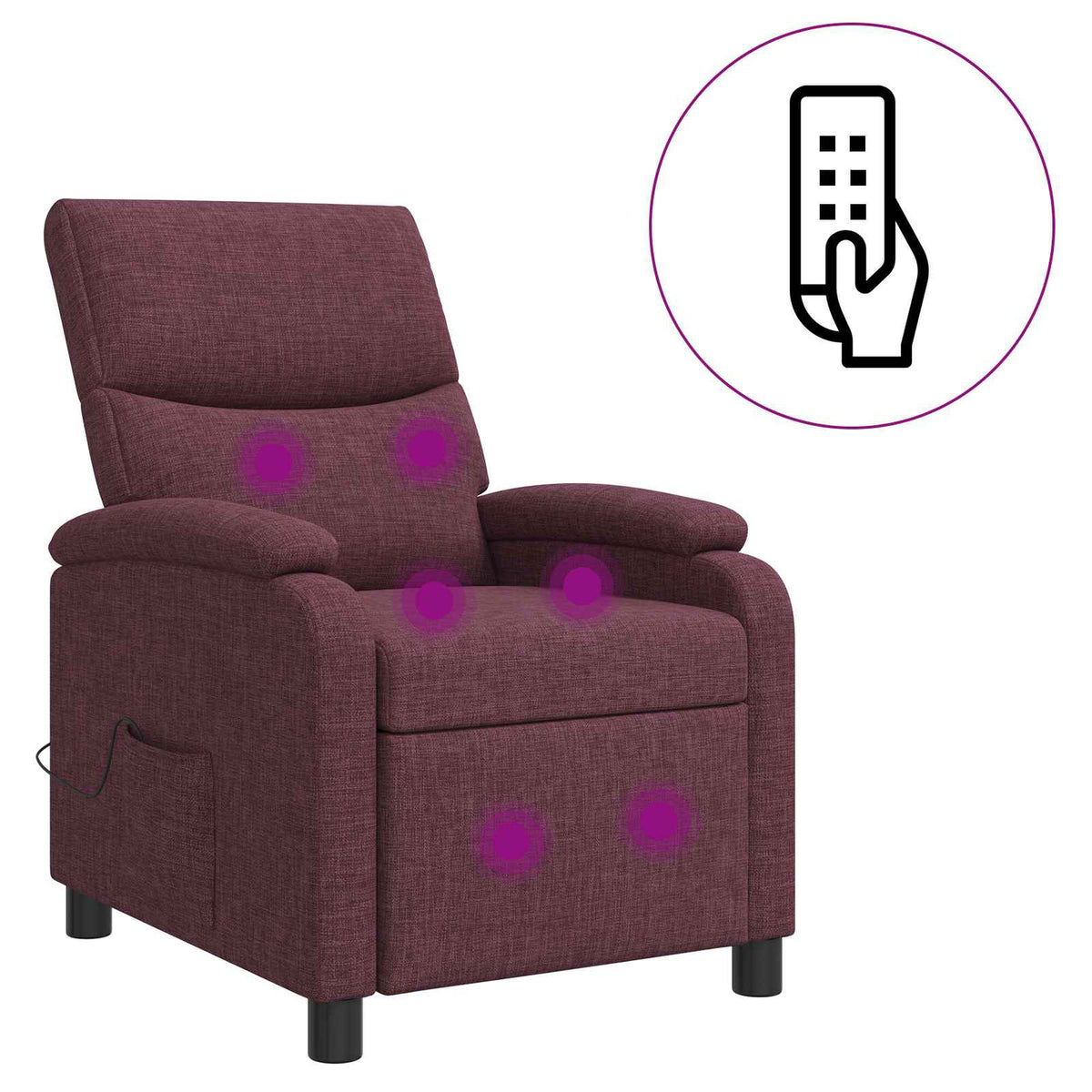 Repos – Pourpre / Avec massage
