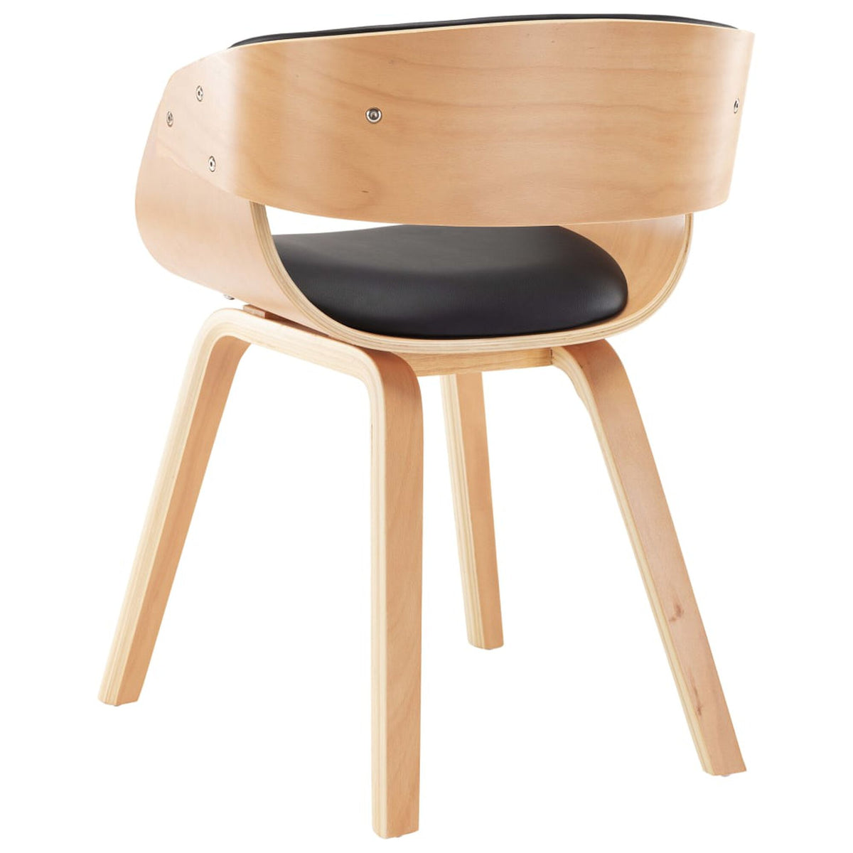 Arc – Noir et bois clair